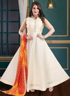 Tussar Colour N F GOWN 018 Fancy Heavy Festive Wear Latest Designer Gown Collection N F G 564 TUSSAR